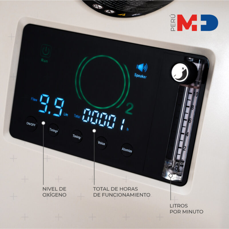 Concentrador de oxígeno OLV-10 (Incluye IGV) - Imagen 12