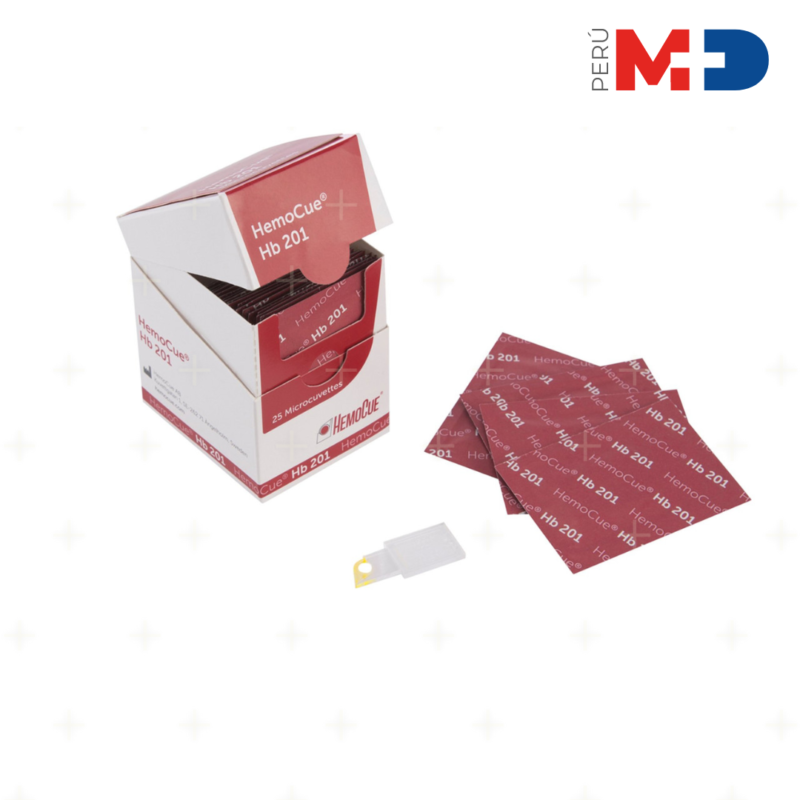 Microcubetas HEMOCUE HB201+ x 100 UNID (Incluye IGV) - Imagen 2