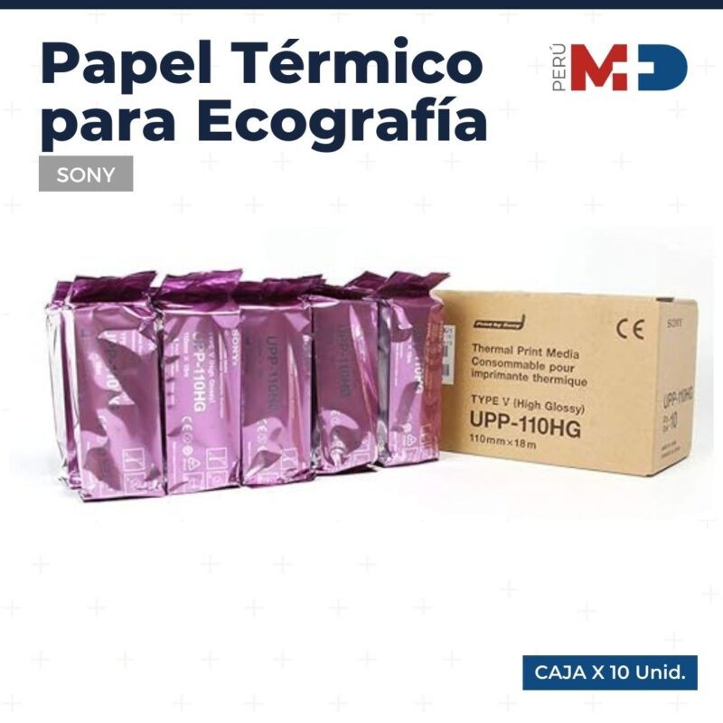 Papel térmico SONY UPP-110HG - Caja x 10 unidades - Imagen 2