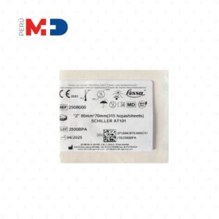 papel ecg milimetrado lessa 80x70mm