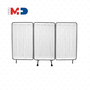biombo de acero inoxidable 3 cuerpos