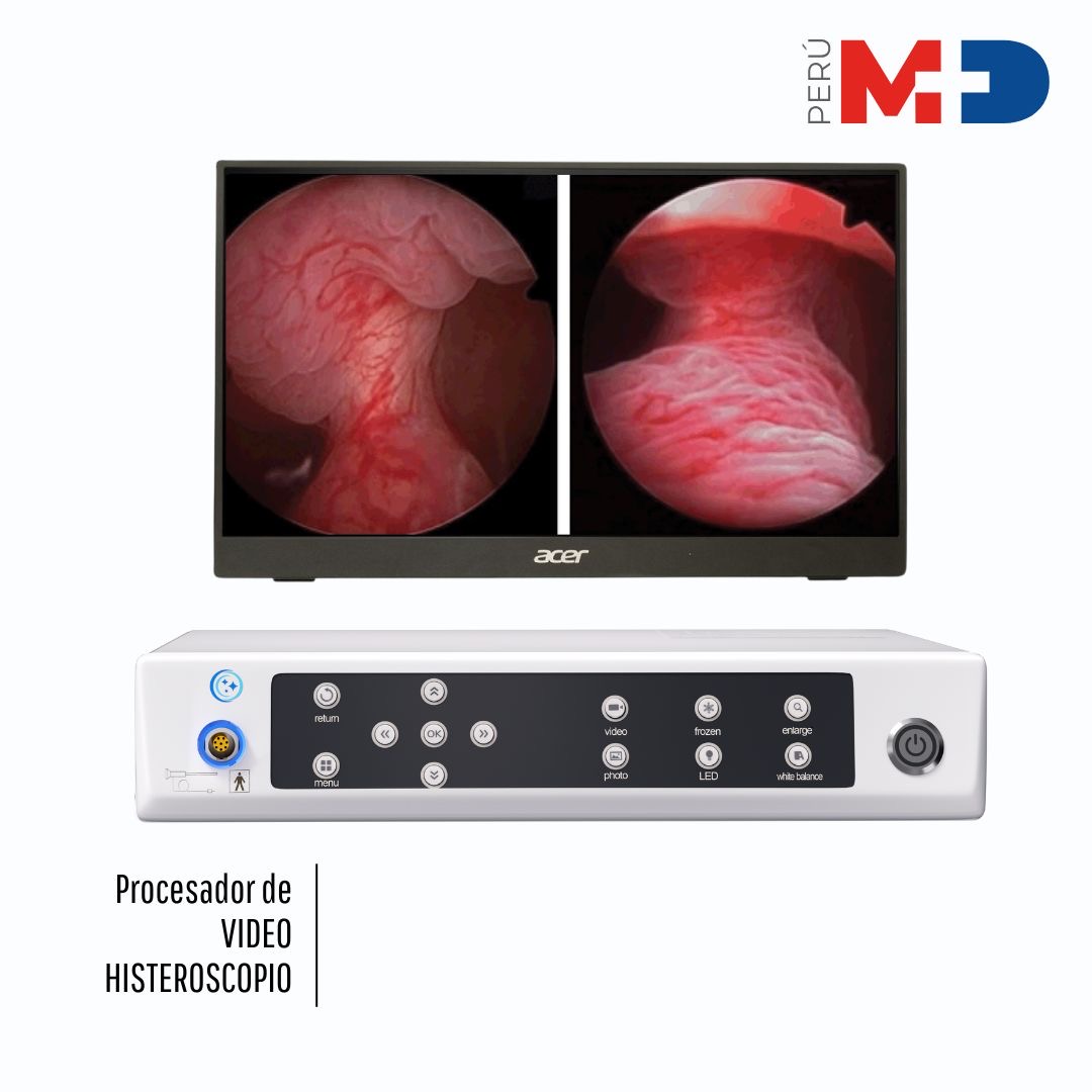 Histeroscopio descartable ARMI, kit de inicio Procesador de video JY-MIP1000 con monitor