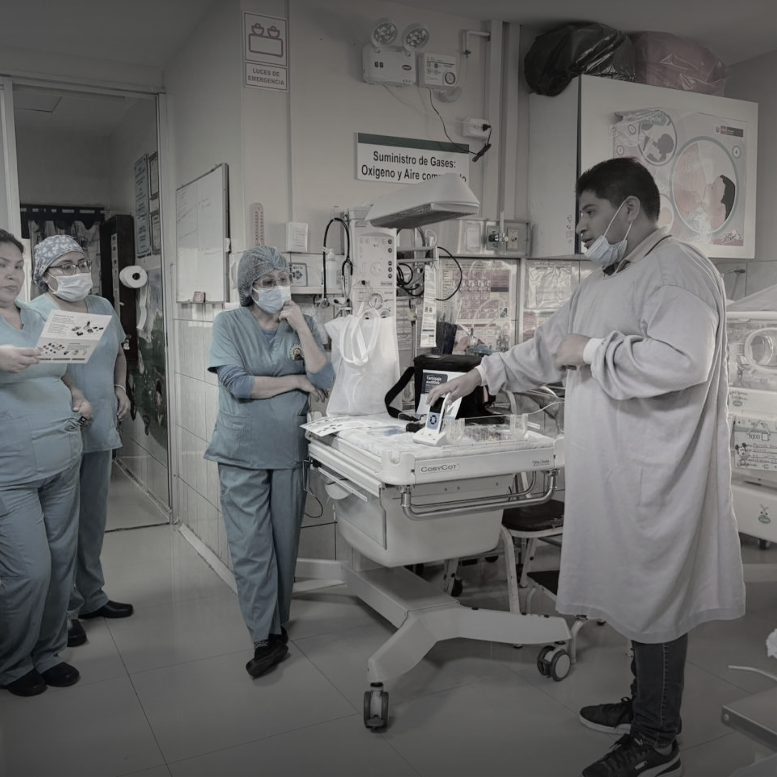Capacitación al personal de salud con el GSI Corti