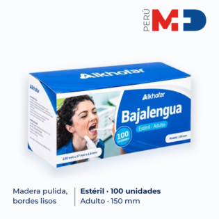 Baja Lengua Estéril Adulto