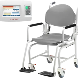 Balanza de silla inalámbrica Charder MS5480 de 250 kg con pantalla táctil a color