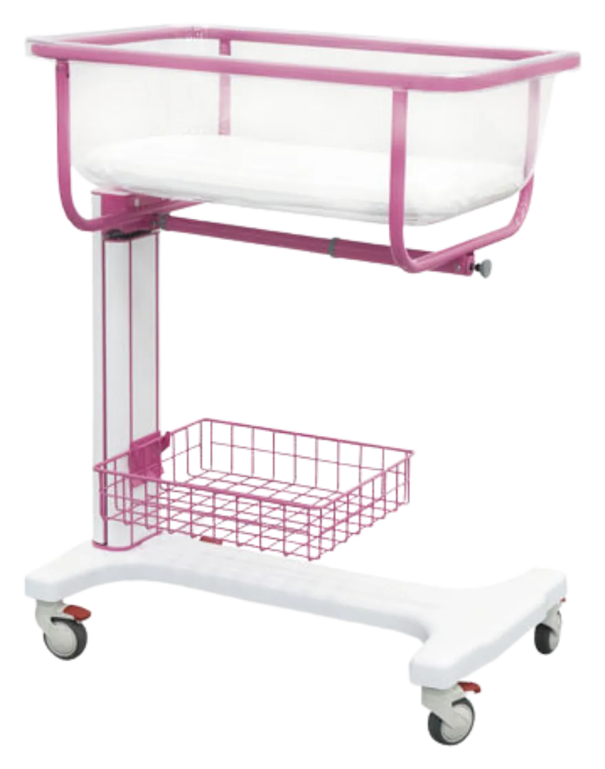 Cuna neonatal OVO 2 de aluminio con cesta