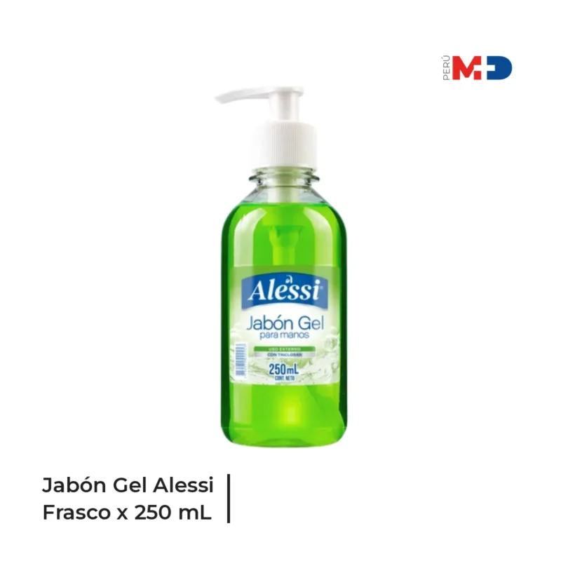 Tienda online de dispositivos médicos Jabón Gel de Manos Alessi – Frasco x 250 mL con válvula
